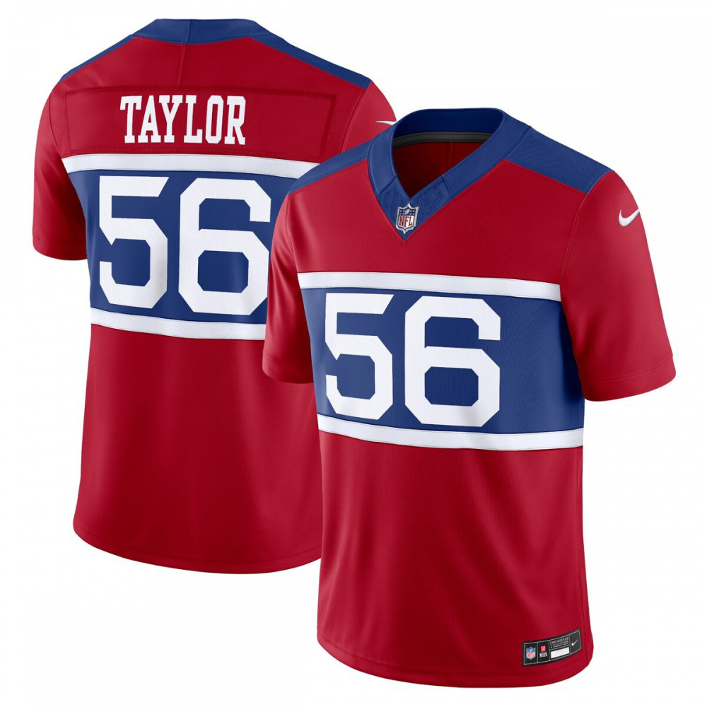 Lawrence Taylor New York Giants Nike Alternate Vapor F.U.S.E. Retired Player Limited Jersey - Century Red-Profan Arena